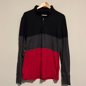 Lululemon long sleeve quarter zip (size L) great condition. Barely worn